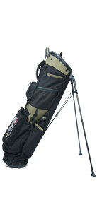 AS2OV Ab\u CORDURA FINE TEX CADDY BAG GOLF SERIES LfB[obO StV[Y (BLACK)