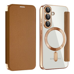 �yREHOOF�zGalaxy S25 �P�[�X �蒠�^ magsafe�Ή� �w�� ���� �N ���A ���z�^ �}�O�Z�[�t �蒠 ���C�����X�[�d�Ή� �J�[�h���� PU�v ���U�[ �X�}�z�P�[�X �y�� ���^ �h�o �ϏՌ� �S�ʕی� �X�}�z�J�o�[