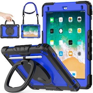 SEYMAC stock iPad  6/5 9.7C`(2018/2017) / Air2 / Pro 9.7 P[X OnhϏՌP[X y[ V_[Xgbv یtBtt[(u[+ubN)