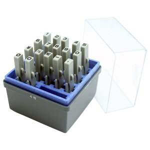 シャチハタ 長方形 スタンプ 柄付ゴム印 連結式 数字セット GRN-4G ゴシック体 4号 印面4.0×3.2ミリ