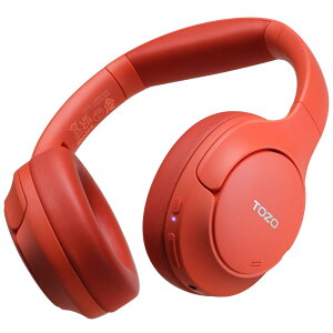 TOZO HT2 ���C�����X�w�b�h�z�� Hi-Res Audio(�L���n�C���]) 40mm �_�C�i�~�b�N�h���C�o ���^ �܂��ݎ� �y�� Bluetooth5.3 ���� Type-C �� AUX�L���ڑ� �ő�38dB�̃m�C�Y��ጸ�m�C�Y�L�����Z�����O�w�b