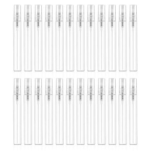 luckinsell スプレー容器 10ml 香水瓶 ガラス製ス プ レーボトル 携帯用 小分けボトル アルコール 25個セット