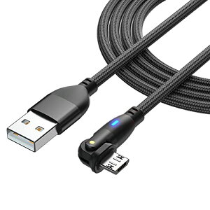 YFFSFDC Micro USB �P�[�u�� L���^ 180�x��] �}���[�d �����f�[�^�]�� �}�C�N�� USB �P�[�u�� ����TPE�� USB Type A to �}�C�N��b �P�[�u�� Micro�[�d�R�[�h Android �X�}�z�[�d�P�[�u�� Type-B PS4 �R���g���[ 