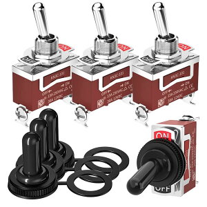 Kiligen }gOXCb` 12VDC 20A hgOXCb` 110V AC 15A ϋv ό󐫃Jo[t SPST I/It 2s  gbN {[gp