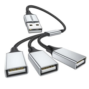 MOGOOD USBP[u USBd1IX3XUSB 2.0A_v^1`3 USBUSBgP[uUSB}`|[g[d/f[^]/m[gp\R/Mac