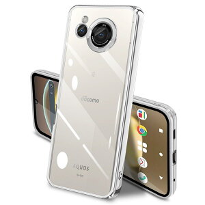 AQUOS R8 �P�[�X �N ���A �S�ʕی� SH-52D �J�o�[ Sharp �V���[�v �A�N�I�Xr8 �\�t�g ���� �X�}�z�P�[�X TPU ���^ �ϏՌ� �y�� ���b�L���H �g�уJ�o�[ �X�g���b�v�z�[���t�� �����h�~ �C�菝�h�~�i�V
