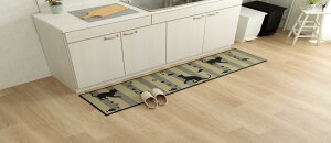 �C�P�q�R ���� �L�b�`�� �}�b�g kitchen mat �����` F�j���R���� �u���b�N ��43×120cm ���킢�� �L �l�R �˂� �R�ۖh�L���� ���Y ��B�Y ����~�� �J�W���A�� ��1081960015005