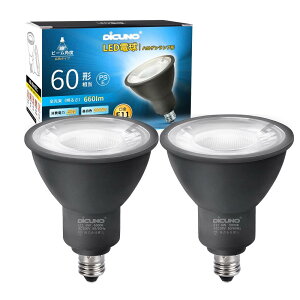 DiCUNO E11 LEDd X|bgCg F 6W 60W` 5000K 660lm LEDX|bgCg Ή Lp^Cv AC100V 񒲌 PSEF؍ς 2 ubN