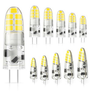 DiCUNO G4���� 12V LED�d�� 2W �n���Q���d��20W���� 200lm �����F 6000k LED���C�g �񒲌� 10����