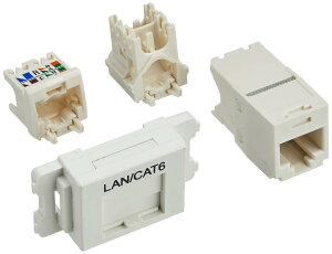 �p���h�E�C�b�g�R�[�|���[�V���� Mini-ComJIS�v���[�g�p�W���b�N�L�b�g �o�l���V���b�^�[(Cat6 ���W�����[�W���b�N(CJ689TGIW)�g���ς݃L�b�g)�� JAOSSP6TGMW