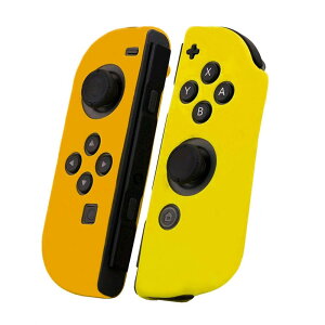RDFJ Switch Joy-Con�p �V���R���P�[�X (L)/(R) �J�o�[ �X�C�b�` �R���g���[ ���p �ی�P�[�X �L�Y�h�~ ����~�� (���ł����F�{�E���F)