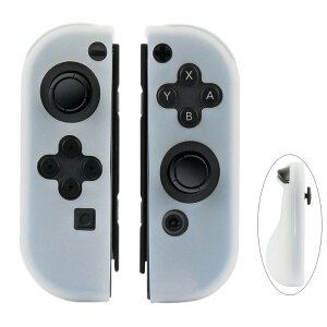 RDFJ Switch Joy-Con�p �V���R���P�[�X (L)/(R) �J�o�[ �X�C�b�` �R���g���[ ���p �ی�P�[�X �L�Y�h�~ ����~�� (�z���C�g)