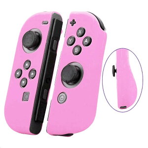 RDFJ Switch Joy-Con�p �V���R���P�[�X (L)/(R) �J�o�[ �X�C�b�` �R���g���[ ���p �ی�P�[�X �L�Y�h�~ ����~�� (�s���N)
