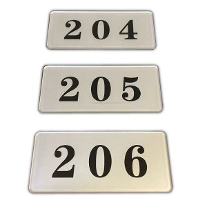 Seagron [io[ v[g ԍ ԍv[g  AN 3.5×8cm×0.2cm (204+205+206, Vo[)c