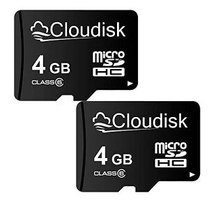Cloudisk Micro SDJ[h4 GB(2Zbg) tbVJ[h NX6 micro SDHCJ[hASDA_v^ti4 GBj