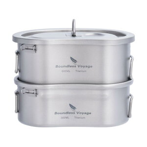 Boundless Voyage `^ т KтȂ AEghApnSE  ܂肽݃nht AEghA Lvpi o[xL[ BBQp 600ml+300ml NbJ[ Ti2046C