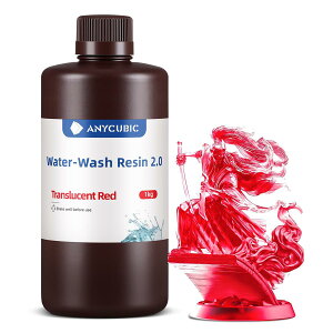 ANYCUBIC �����` 3D�v�����^�[�p ���􂢃��W�� 2.0 405nm LCD/DLP/SLA 3D�v�����^�[���� UV���� ���􂢉\ ���d���\���W�� ���ɗD���� 1kg (�������b�h)