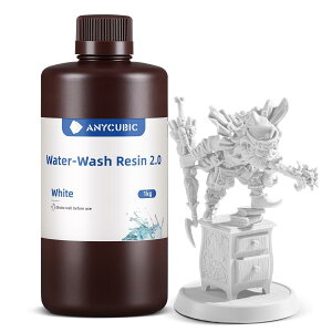 ANYCUBIC �����` 3D�v�����^�[�p ���􂢃��W�� 2.0 405nm LCD/DLP/SLA 3D�v�����^�[���� UV���� ���􂢉\ ���d���\���W�� ���ɗD���� 1kg (��)
