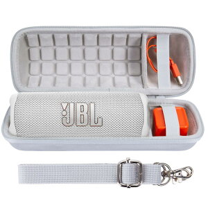 co2CREA �� JBL Flip7/Flip6/Flip5/Flip4 Bluetooth�X�s�[�J�[�p���[�P�[�X (�n�[�h�P�[�X, �z���C�g �n�[�h�P�[�X)