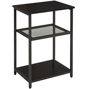 IBUYKE �T�C�h�e�[�u�� �R���p�N�g ���B���e�[�W�� �i�C�g�e�[�u�� ���@�\ �I�[�v�����b�N 3�i ���[���b�N �A�W���X�^�[�t �����u�� �g���ȒP ������� 39x29x59cm JPTMJ403B