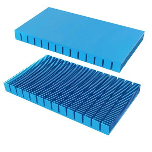 Awxlumv �q�[�g�V���N ��p�� ���M�� �A���~�j�E�� �{�[�h ��^ �N�[���[ PC HHD PCB �p���[�g�����W�X�^�� �K�p (150 x 85 x 12mm,�u���[) 1��