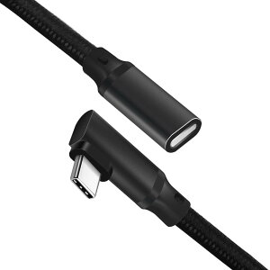 USB type C P[u (3m, ubN) L^ LpoieJun USB 3.1 Gen2 (10Gbps) f[^ʐM/ 4K@60Hzfo/100W PD}[d USB C ^Cvc R[h fXNp\R/X}[gtH/bv/^ubg