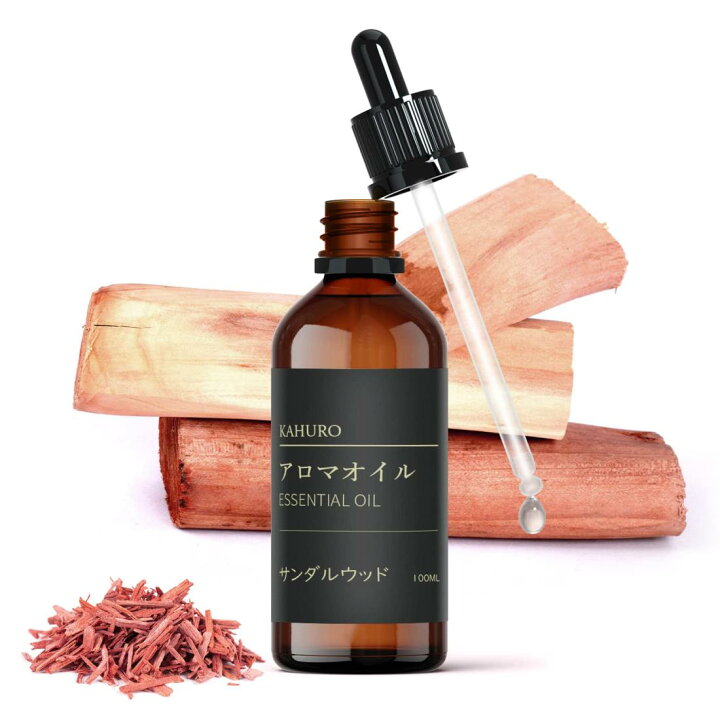 楽天市場】Kahuro サンダルウッド 精油 100ml エッセシャンオイル 純 