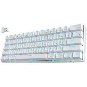 RK ROYAL KLUDGE RK61 JjJ L[{[h  Bluetooth CX USB L/ Windows/Mac/IOS/AndroidɑΉ X}z/^ubg/p\R(ipad iphoneȂ)ʗp y RpNg (zCg)