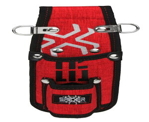 SK11(エスケー11) SPIDER ツールケース 2段 SPD-RD-2 レッド 幅80×高さ250×奥行80mm