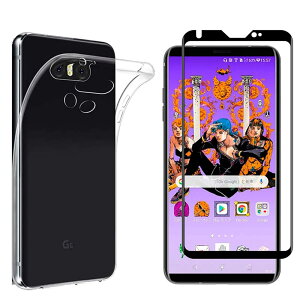 �y1���t�B����+�P�[�X TPU�zFor LG V30+ �K���X�t�B���� For au isai V30+ LGV35 / docomo V30+ L-01K/JOJO L-02K/LG V30 Plus �t�B���� 3D�Ȗ� �h�w��+For LG V30+ �P�[�X TPU For au isai V30+ LGV35 / docomo V30+ L-01K/JOJO L-02K/LG V30 P