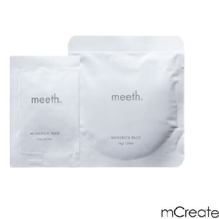 楽天市場】【送料無料】 Meeth モアリッチ パック 7回分 コットン  