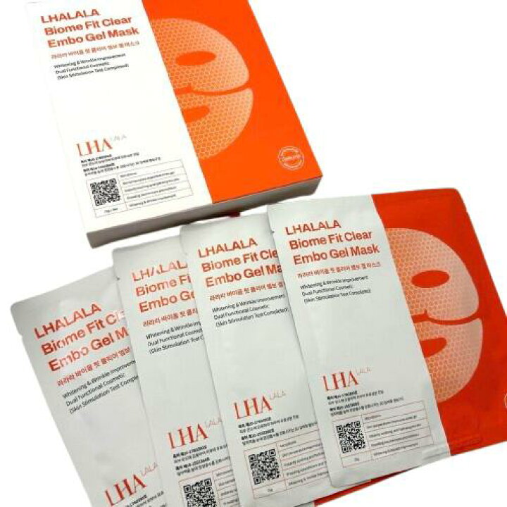 楽天市場】ララピール ララゲル フェイスマスク 1箱 （4枚セット  