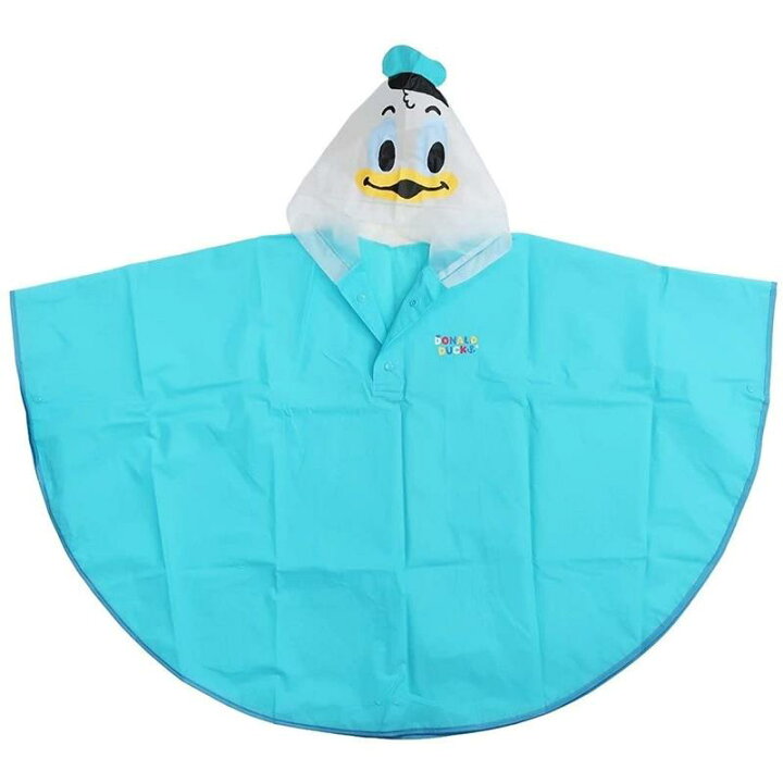 楽天市場 キャラクター 耳付き レインポンチョ ドナルド ディズニー キッズ用 収納袋付き レインコート かっぱ 合羽 子ども用 アクセサリーと雑貨のお店 Ecru