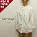 【21％オフ・クーポン対象】サンバレー SUNVALLEY シャツ ブラウス スタンドカラー バンドカラー オックス オックスフォード 綿 100% 日本製品染め レディース 2025年秋冬の新色入荷 NP