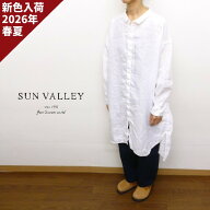 【20％オフ・クーポン対象】サンバレー SUNVALLEY チュニック ワンピース シャツチュニック シャツワンピ…