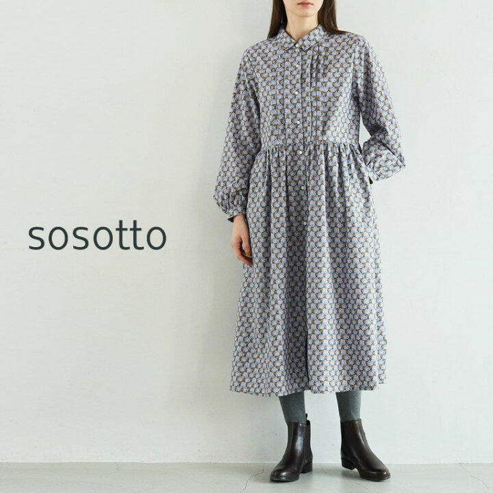 楽天市場】【15％オフ・クーポン対象】sosotto ソソット ワンピース 