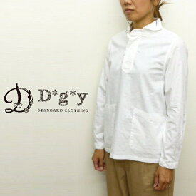 【セール】D*g*y dgy ディージーワイ シャツ ブラウス プルオーバー 丸襟 オックス オックスフォード 綿 100%