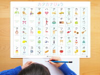 アンシャンテのカタカナひょう【KATAKANACHART】A3・角丸・防水
