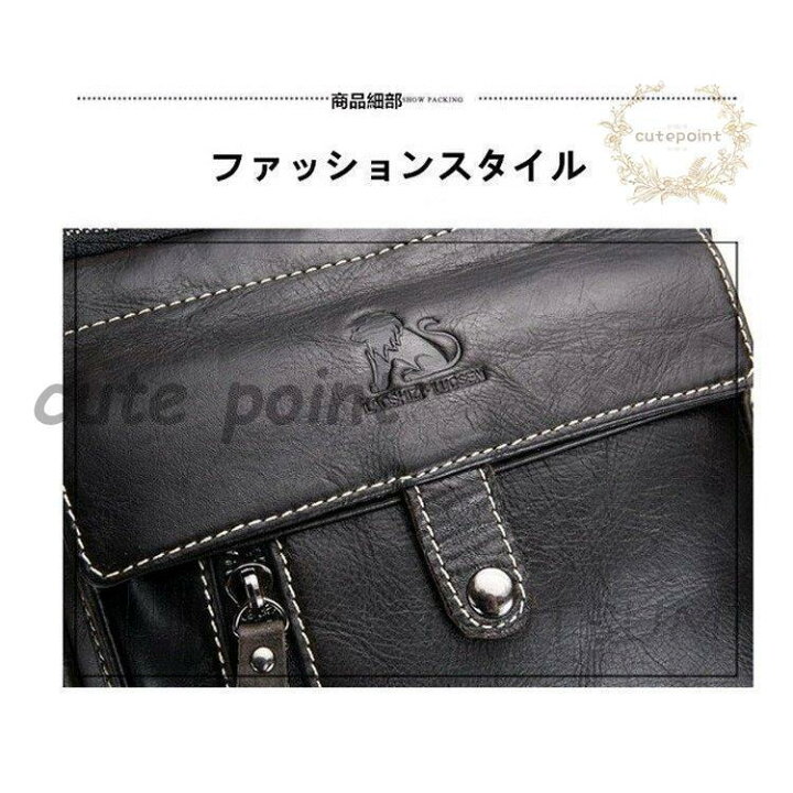 楽天市場】ショルダーバッグ 本革バッグ レトロ風 縦型 メンズ 