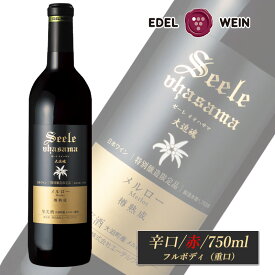 赤ワイン 辛口 フルボディ ゼーレオオハサマ メルロー樽熟成 赤 750ml コルク栓 エーデルワイン 岩手県産 メルロー 日本ワイン ヴィンテージ 2021/2020 お祝い 内祝い お中元