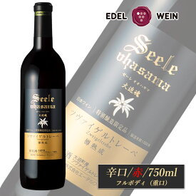 赤ワイン 辛口 フルボディ ゼーレオオハサマ ツヴァイゲルトレーベ樽熟成 赤 750ml コルク栓 エーデルワイン 岩手県産 ツヴァイゲルトレーベ 日本ワイン｜ヴィンテージ 2021/2020 お祝い 内祝い お中元