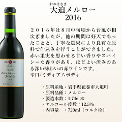 シルバー大迫メルロー2016
