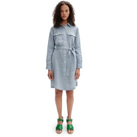 送料無料 A.P.C.アー・ペー・セーF05964 ERILDA DRESS コットンワンピース ブルーデニム dressレディースドレスベージュone-piece ロングスカート