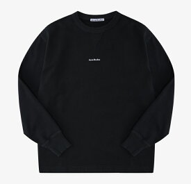【関税・送料無料】Acne Studios アクネストゥディオズ BI0138 BLACK sweatshirt スウェットシャツ