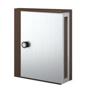 ナスタ NASTA KS-MB31SN-L-DB 郵便受箱(郵便ポスト) 横入前出/壁付・防滴タイプ ダークブラウン(DB) KSMB31SNLDB