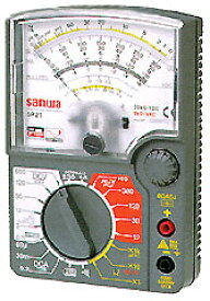 sanwa 三和電気計器 SP21/C アナログマルチメータ　ハードケース付きモデル SP-21/C