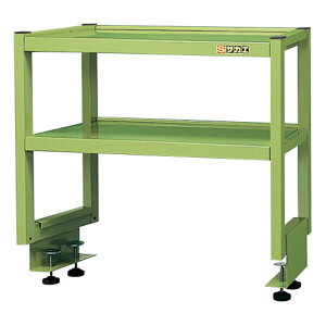 【個人宅配送不可】サカエ SAKAE KT-072K 直送 代引不可・他メーカー同梱不可 作業台用簡易架台(奥行タイプ/H450/棚板2段仕様) KT072K