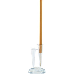 呉竹 KE50-202 プラ筆立 2本立 KE50202 Kuretake 筆立て プラスチック 書道用品 ギフト 筆置き 二本立 筆架 小物