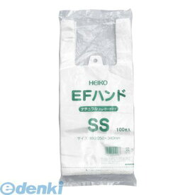 シモジマ 006645921 EFハンド 100枚 SS ナチュラル レジ袋 半透明 HEIKO EFハンドSS ポリエチレン手堤袋 ナチュラルSS