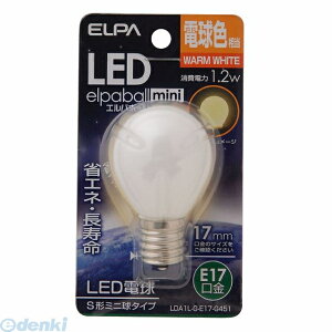 �����d�� ELPA LDA1L-G-E17-G451 LED�f���L���ES�K�^E17 LDA1LGE17G451 �d���F LED�����d�� S�`�~�j���` LED�d�� �G���p